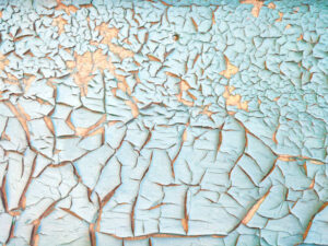 fading paint chips